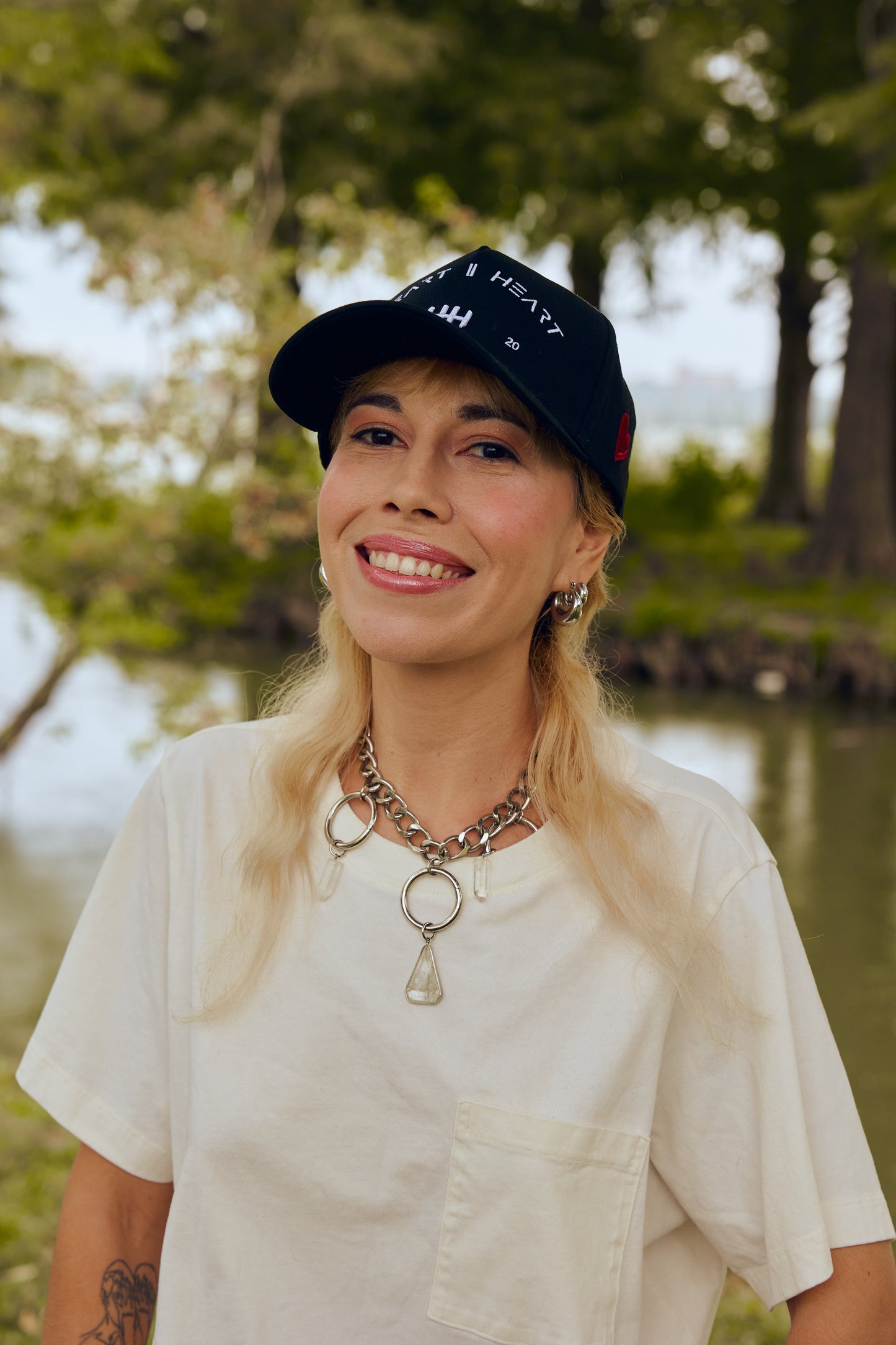 "HEART ll HEART” Classic Snapback - Black