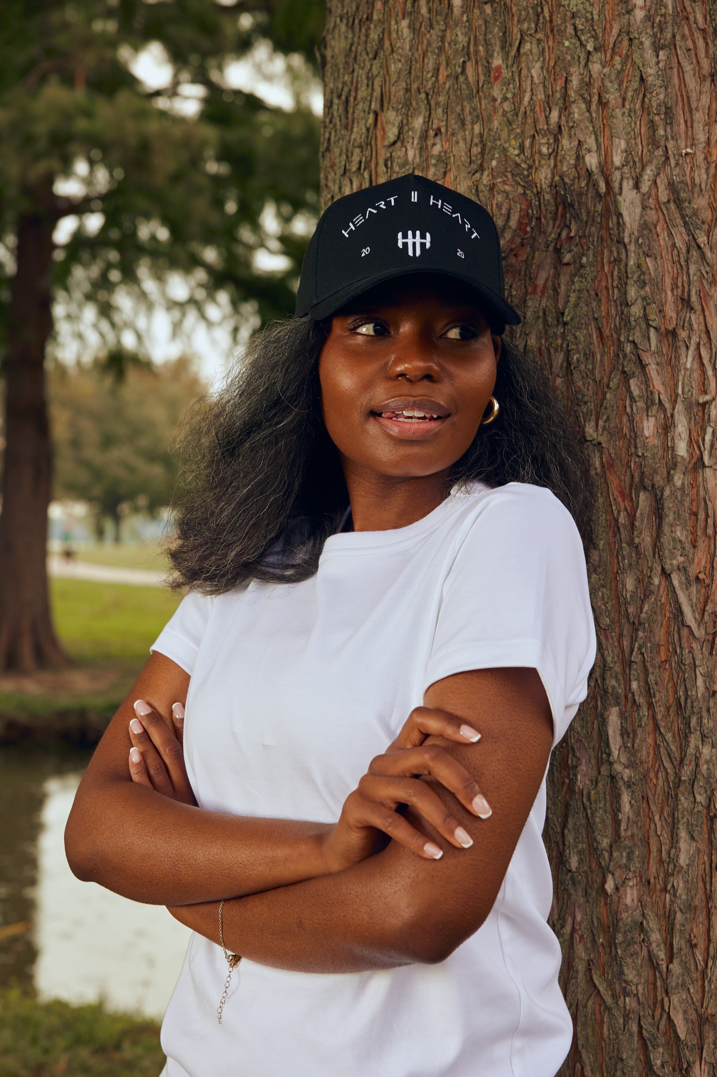 "HEART ll HEART” Classic Snapback - Black